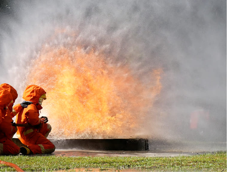 Fire sprinkler discharge