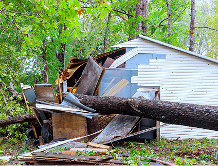 Storm damage