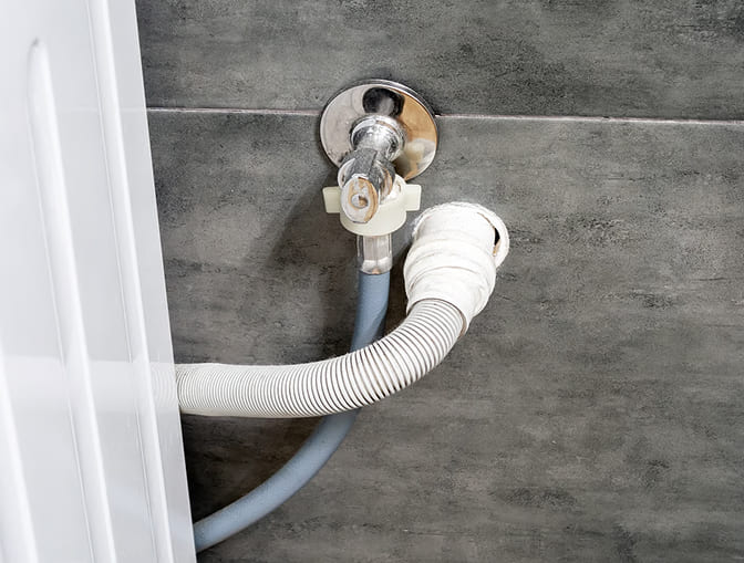 Washing machine supply lines
