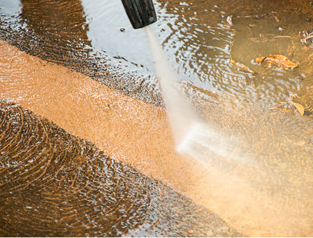 High water pressure