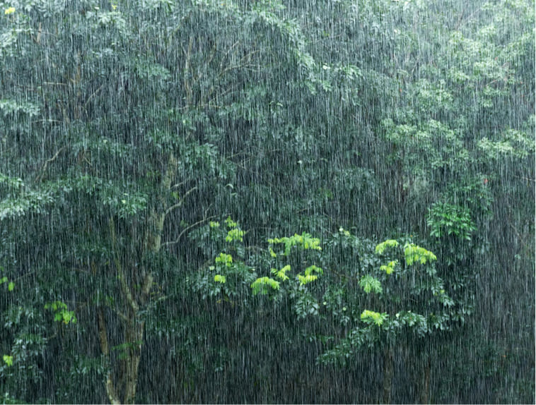 Heavy rainfall