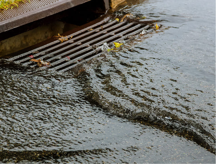 Stormwater intrusion