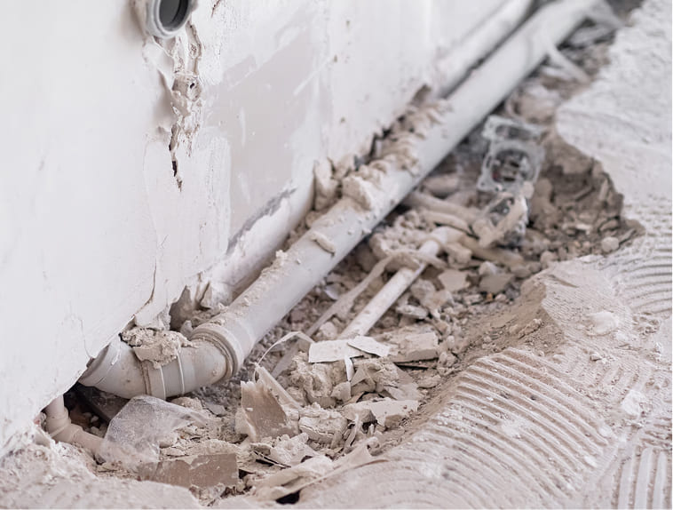 Foundation seepage