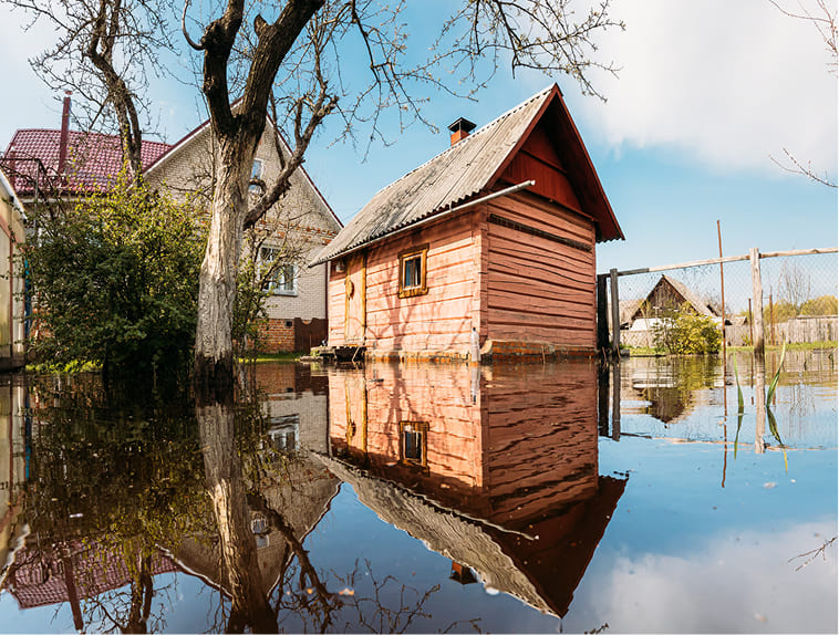 Flood damage reconstruction
