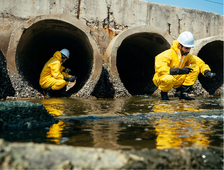 Sewage damage repairs