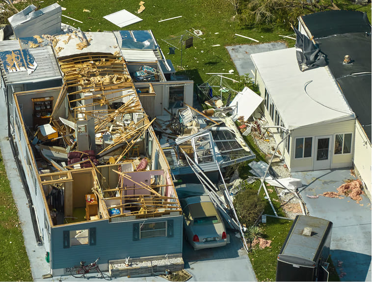 Storm damage reconstruction