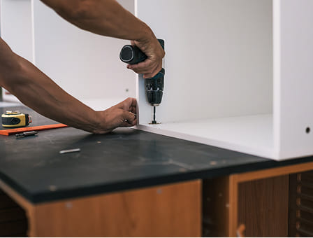 Cabinet and countertop repairs