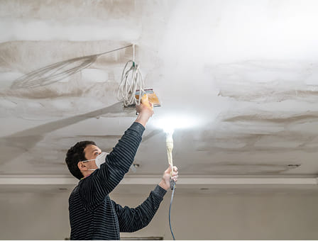 Ceiling restoration