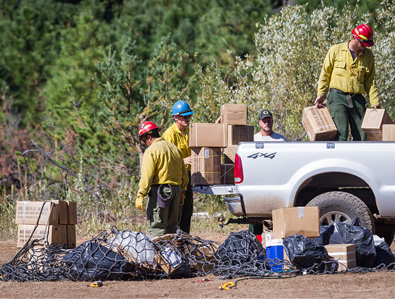 Removal of unsalvageable materials