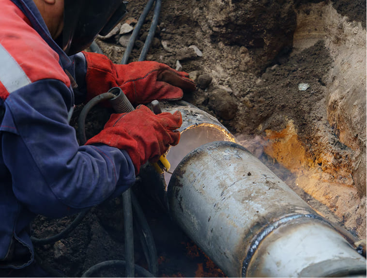 Burst pipes